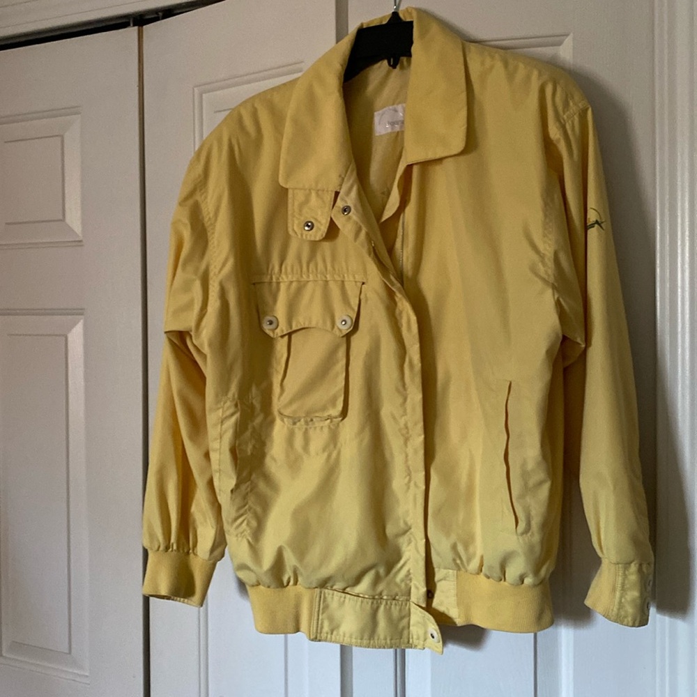 Bogner bomber windbreaker size 8 Y2K